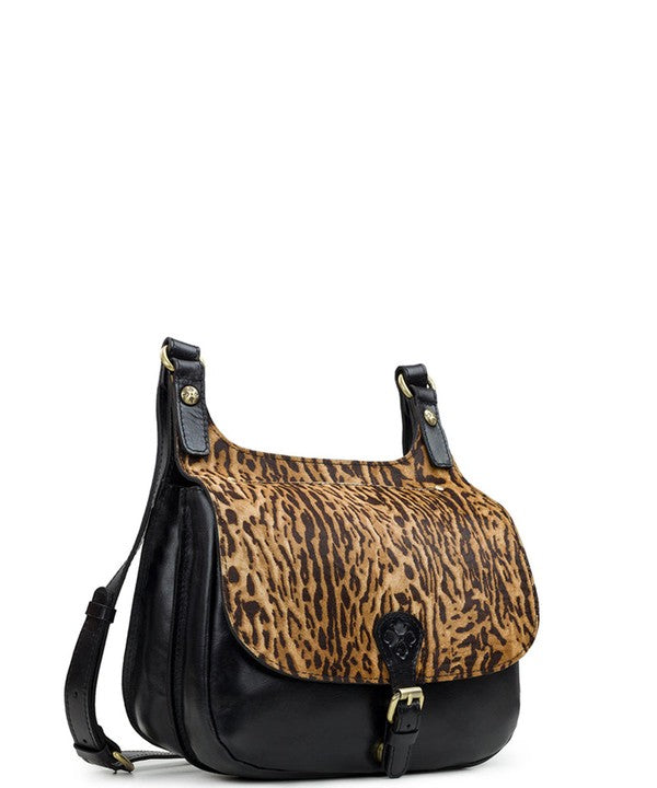 London Saddle Bag in Exotic Cat by Patricia Nash Designs elegantbunny