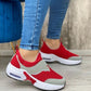 Round Toe Slip-On Athletic Shoes 1