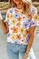 Summer Styling Flower Print T Shirt