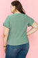 Laurel Green Petal Sleeve Blouse