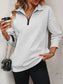 Covering For You Quarter Zip Sweatshirt elegantbunny