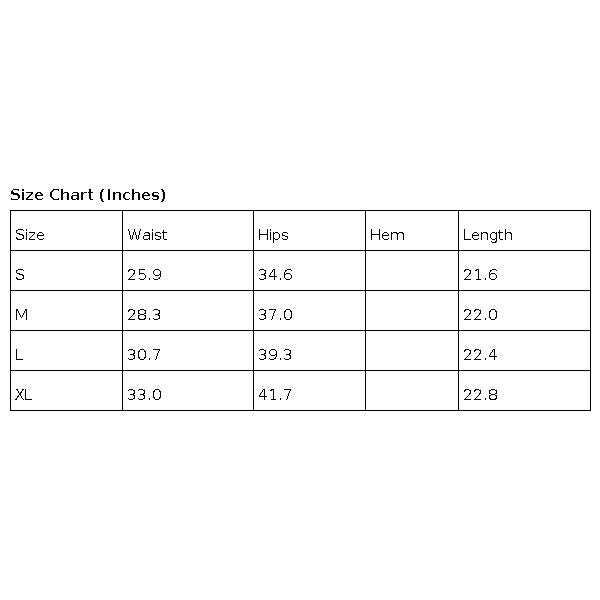 size-chart-Vintage High Waist Denim Skirt