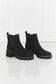 Work For It Lug Sole Boots in Matte Black
