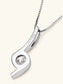 1 Carat Moissanite 925 Sterling Silver Necklace 