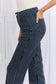 Judy Blue Cassidy Full Size High Waisted Tummy Control Striped Straight Jeans elegantbunny