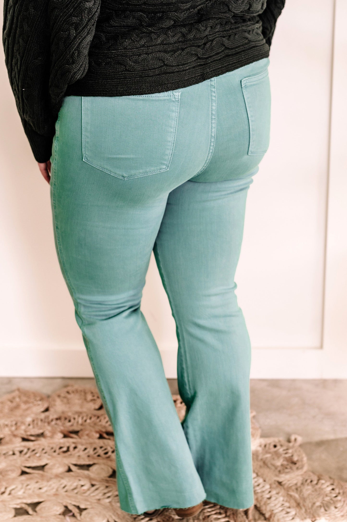 High Waisted Tummy Control Judy Blue Jeans In Topaz