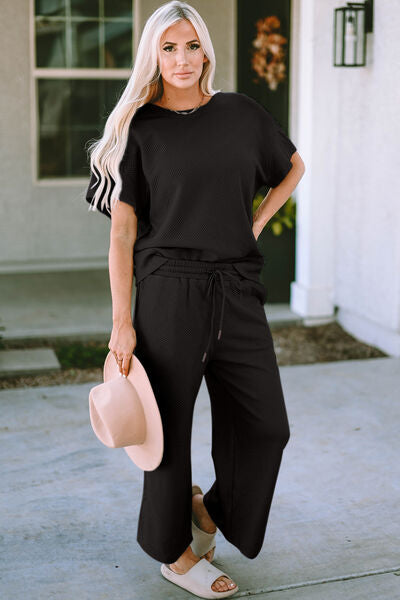Double Take Top and Pants Set